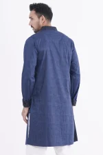 Mens Blue Panjabi - Image 2
